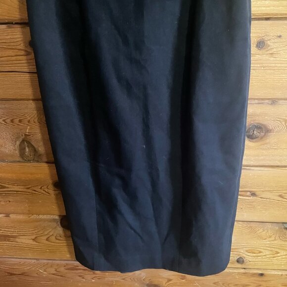 Banana Republic Black Square Neck 3/4 Sleeve Business Casual Sheath Dress Size 0 - Picture 3 of 8